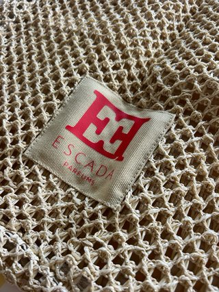 Bolsa Escada Beige Roja