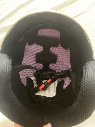Casco de nieve infantil con pegatinas