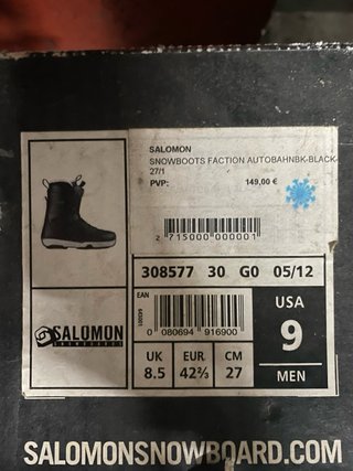 Tabla Snow con Fijaciones y Botas
