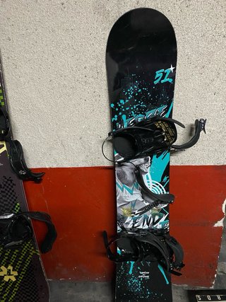 Tabla Snow con Fijaciones y Botas