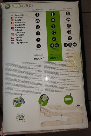 Xbox 360 Bianca con scatola e accessori leggi