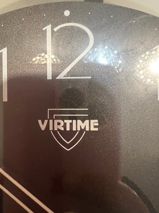 Orologio da parete  virtime nero a pendolo