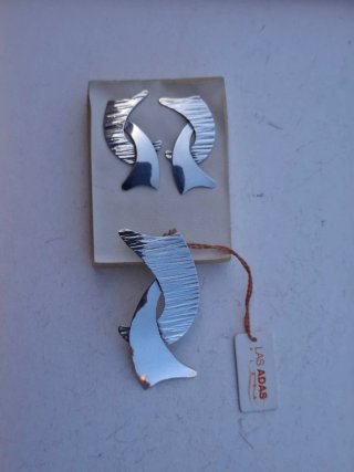 Set Gioielli in Argento 925 con Orecchini e Ciondolo