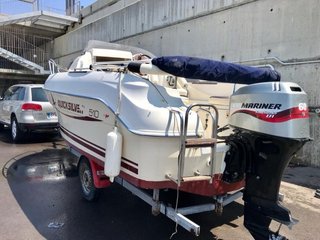 Barco a motor.Quicksilver 510 cabin+Mariner 60CV4t