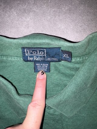 Polo Ralph Lauren Verde Talla XL