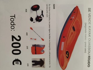 Kayak Ouassou Rígido + Accesorios