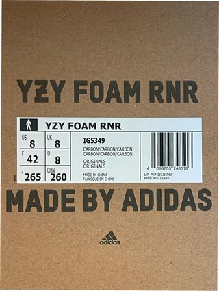 Adidas Yeezy Foam Runner Onyx EU 42
