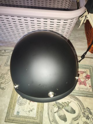 Casco Custom Negro Mate