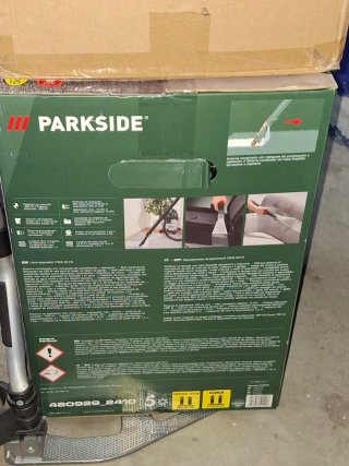 Aspirador Parkside con accesorios