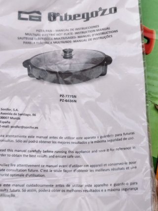 Paellero Eléctrico Piza