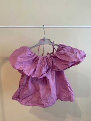 Top Algodón Morado/Rosa