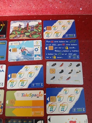 15 Carte Telefoniche Spagna Cabitel