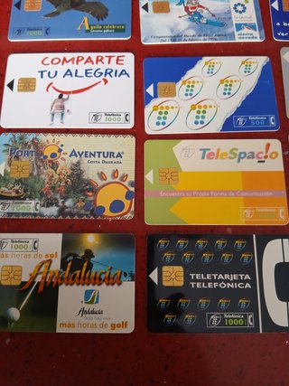 15 Carte Telefoniche Spagna Cabitel