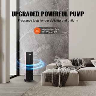 Macchina per Aria Aromatica Domestica, Diffusore d'Aria Fredda Intelligente Bluetooth da 950ml, Diffusore di Oli Essenziali Senza Acqua per 3000mq, Macchina per Aromaterapia da Tavolo per Camere