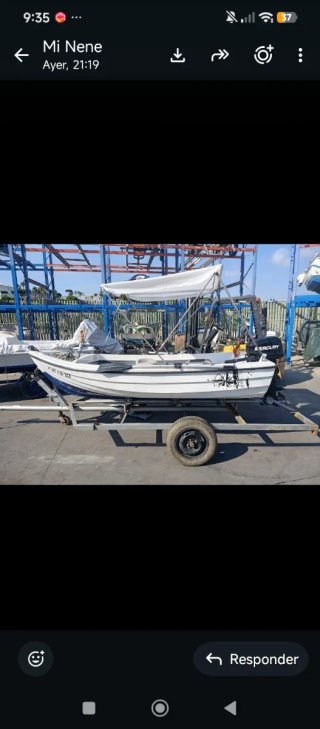 Barco con remolque