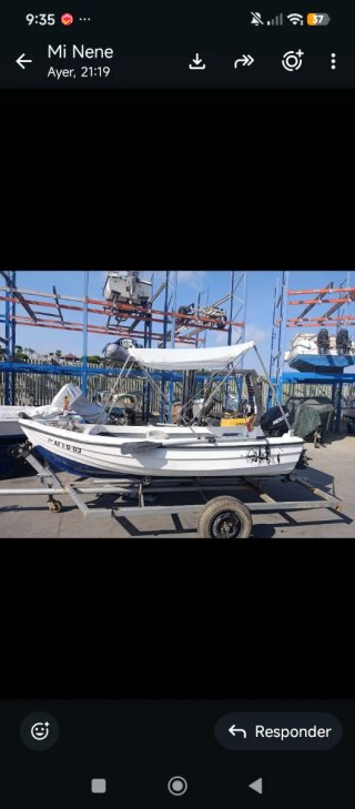 Barco con remolque