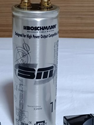 Condensatore Boschmann 1 Farad per auto.