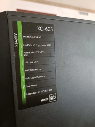 Acer Aspire KC-605 Intel Core i7 HDMI 674779765 w