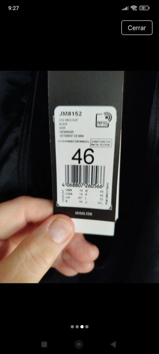 Bañador Adidas Negro