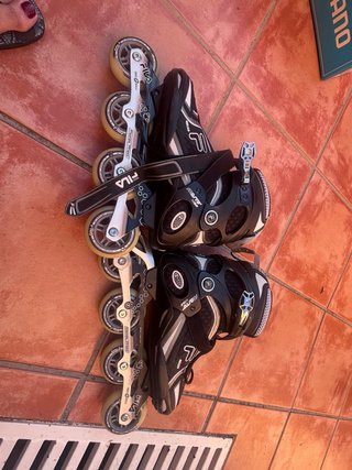 Patines en línea Oxelo Talla 42 + Protecciones