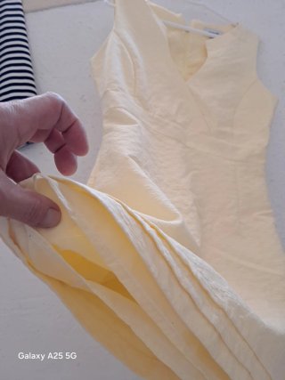 Vestido amarillo 100% algodón Talla M