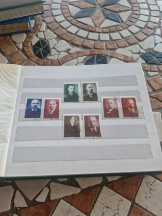 Raccolta francobolli Russia Lenin