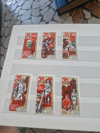 Raccolta francobolli Russia Lenin