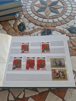 Raccolta francobolli Russia Lenin