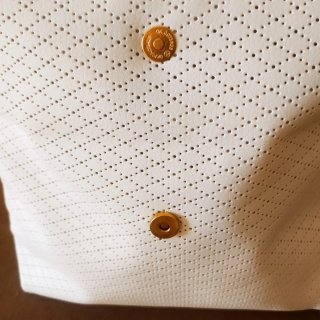 Neceser Blanco Roto/Crema Perforado