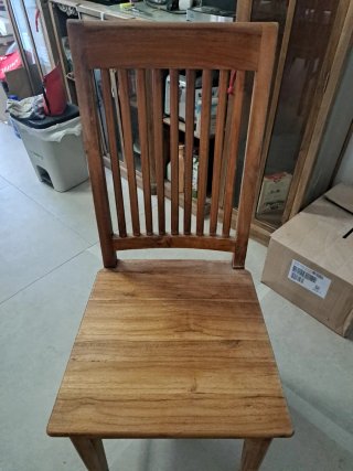 Mesa y 6 Sillas de Teca