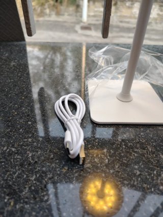 Lampada da tavolo QIAOREN LED bianca