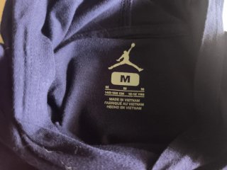 Sudadera Jordan con capucha azul