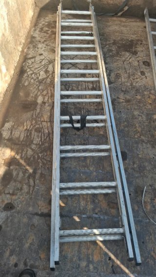 Escalera de aluminio extensible