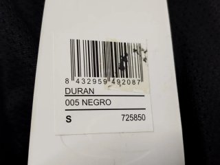 Camiseta deportiva negra mujer