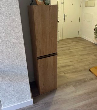 Armario de madera para salón o baño