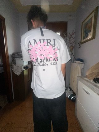 T-shirt Amiri Palm Springs Bianca