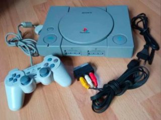 Consola Sony PS1 Gris + Mando y Cables