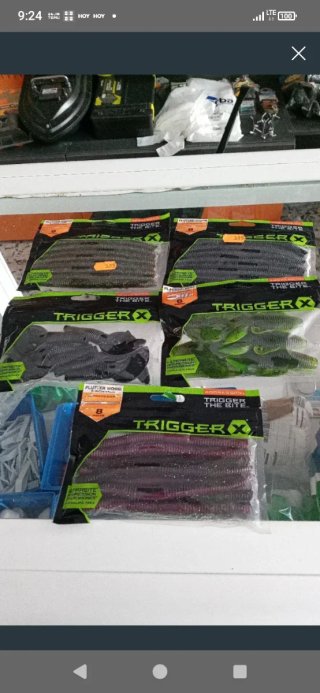 Vinilos de pesca Trigger X
