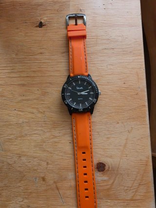 Reloj Select Negro y Naranja