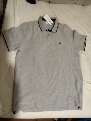 Polo Jack & Jones Gris Talla XL