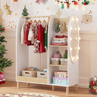Armario para disfraces de niños con espejo y luces