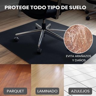 Alfombrilla Protectora Suelo Oficina 90x120cm