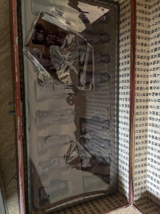 Ajedrez chino Caja decorada con dragones