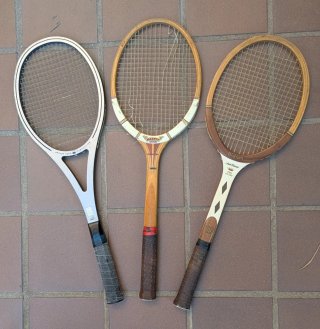 Racchette da Tennis Vintage (Set di 3)