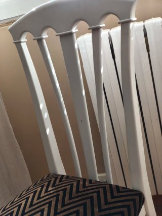 Sillas de Comedor Madera y Tela