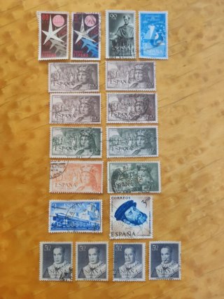 Lote Sellos España años 1950