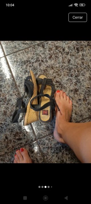 Sandalias negras mujer