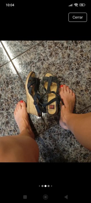 Sandalias negras mujer