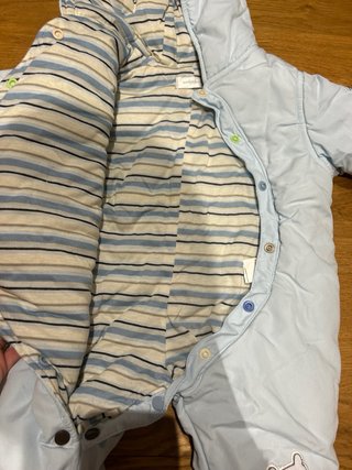 Buzo de bebé 0-3 meses azul con perro