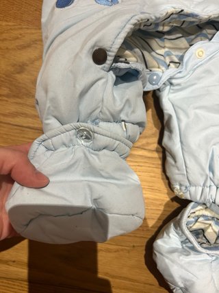 Buzo de bebé 0-3 meses azul con perro